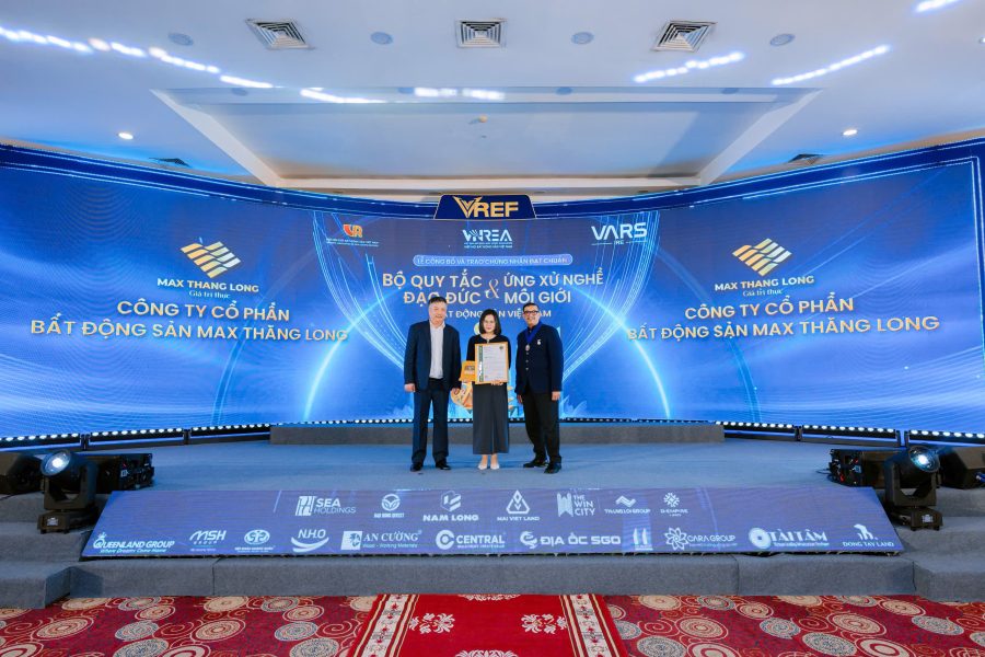 Max Thăng Long đạt danh hiệu đạt chuẩn môi giới Vpec 2025