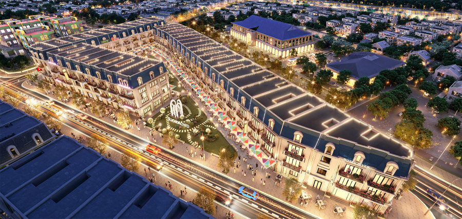 Phân khu Richmond Phú Xuân City là dự án sở hữu vị trí vàng hiếm có tại Thành phố Huế cảnh đêm