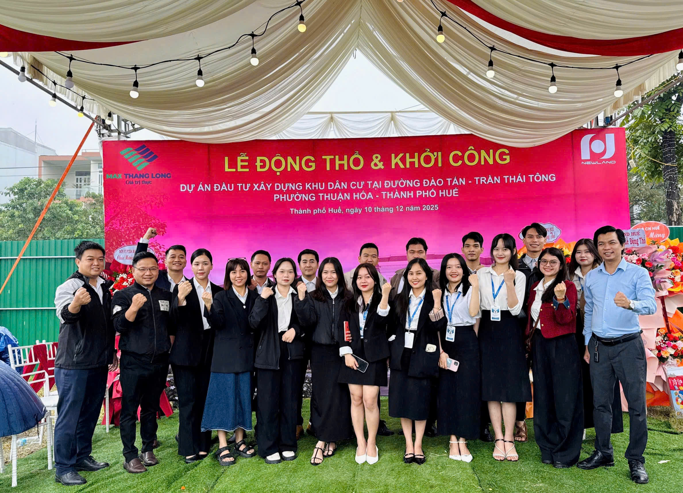 LỄ KHỞI CÔNG DỰ ÁN ĐÀO TẤN DIAMOND: DẤU MỐC HỢP TÁC GIỮA NEWLAND & MAX THĂNG LONG